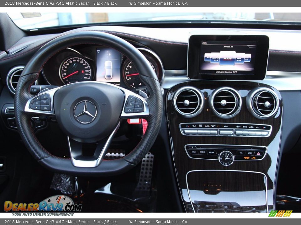 2018 Mercedes-Benz C 43 AMG 4Matic Sedan Black / Black Photo #18