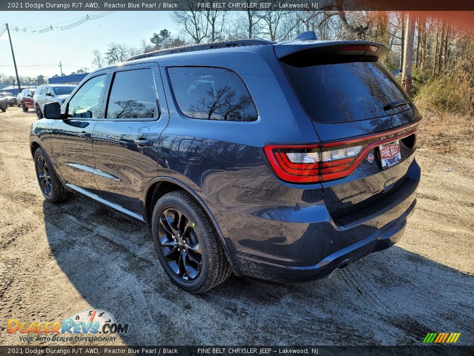 2021 Dodge Durango R/T AWD Reactor Blue Pearl / Black Photo #6