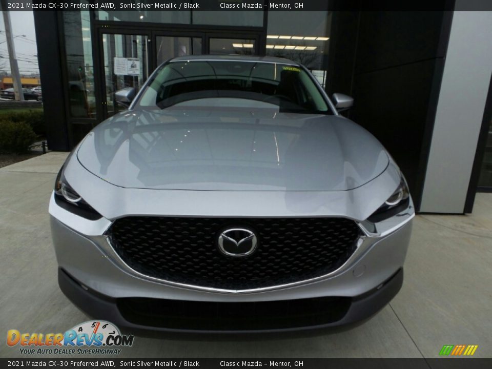2021 Mazda CX-30 Preferred AWD Sonic Silver Metallic / Black Photo #4