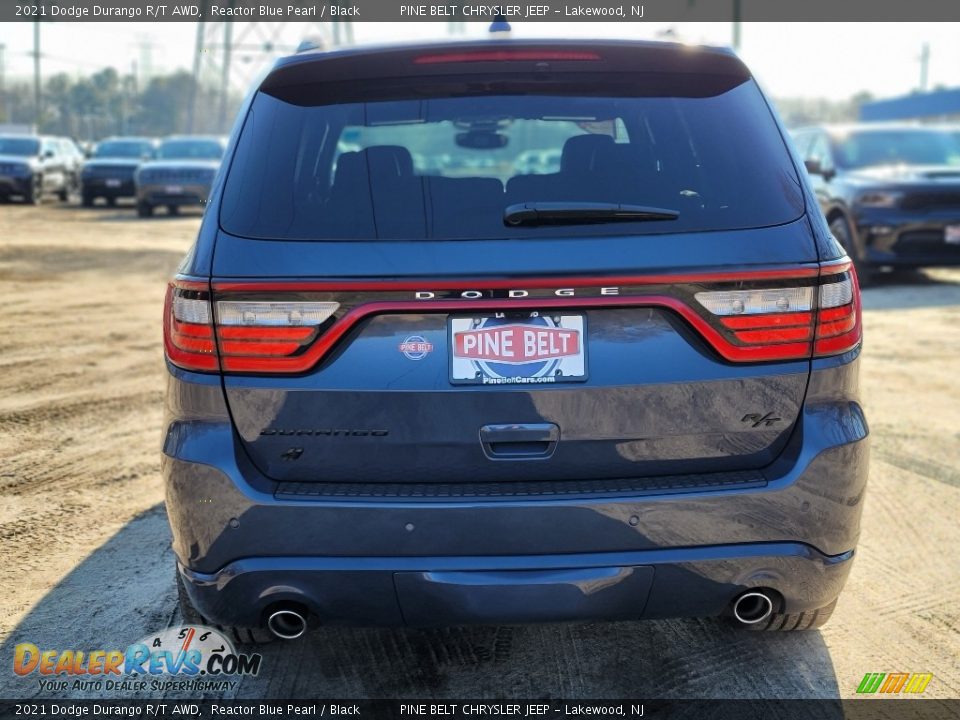 2021 Dodge Durango R/T AWD Reactor Blue Pearl / Black Photo #7