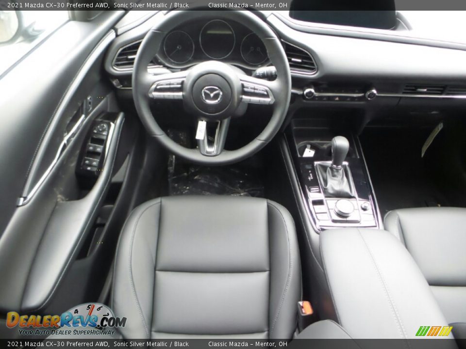2021 Mazda CX-30 Preferred AWD Sonic Silver Metallic / Black Photo #7