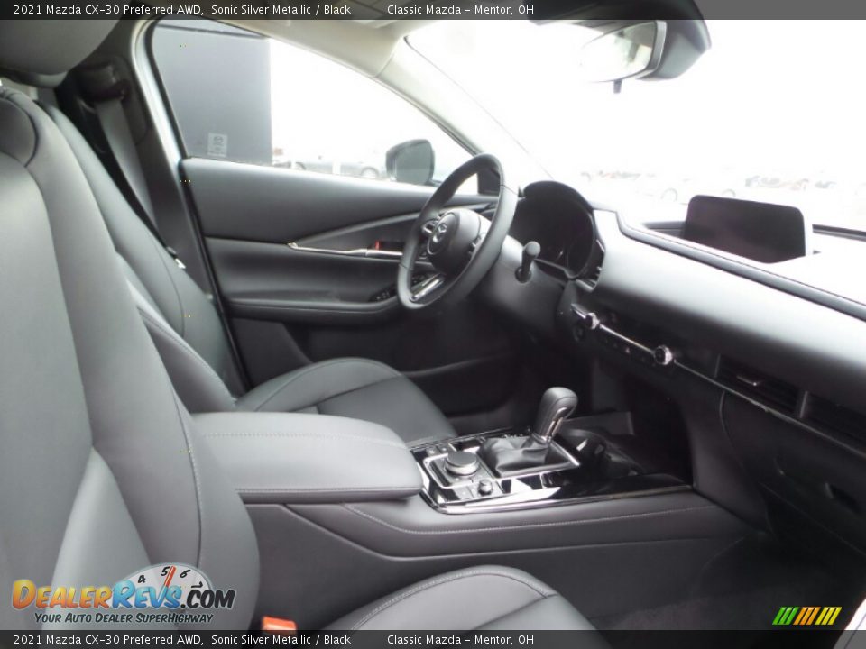 2021 Mazda CX-30 Preferred AWD Sonic Silver Metallic / Black Photo #9