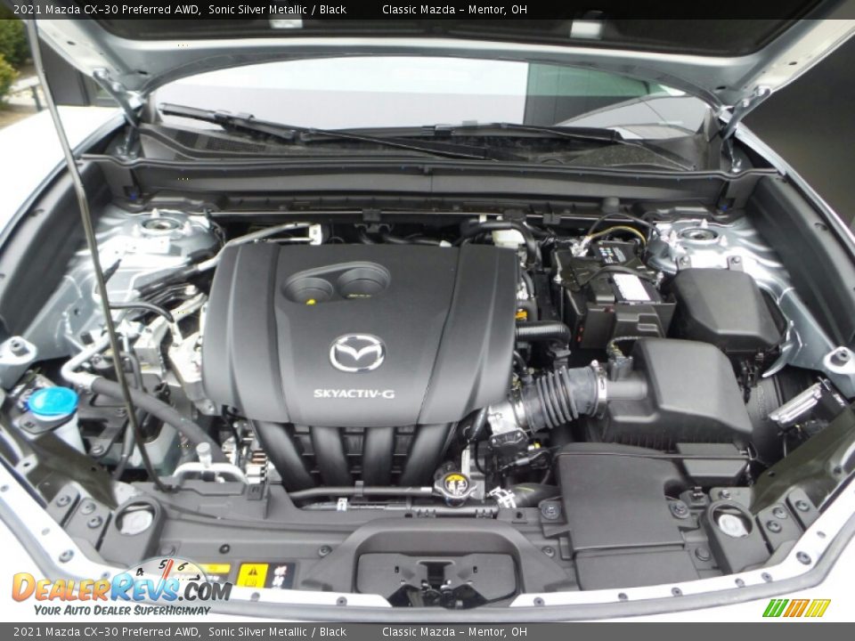 2021 Mazda CX-30 Preferred AWD Sonic Silver Metallic / Black Photo #10