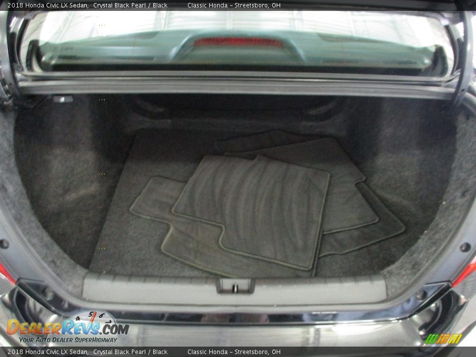 2018 Honda Civic LX Sedan Crystal Black Pearl / Black Photo #13