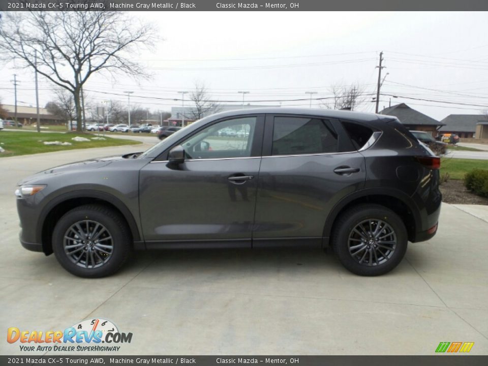 2021 Mazda CX-5 Touring AWD Machine Gray Metallic / Black Photo #1
