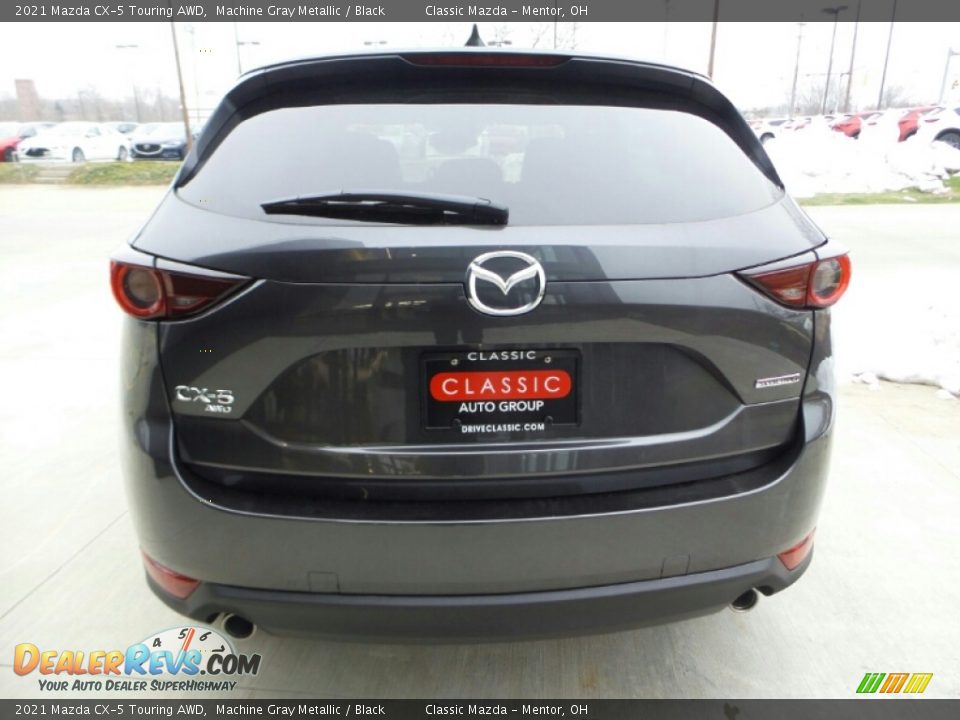 2021 Mazda CX-5 Touring AWD Machine Gray Metallic / Black Photo #2