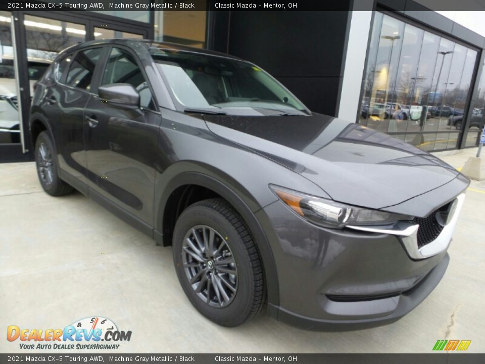 2021 Mazda CX-5 Touring AWD Machine Gray Metallic / Black Photo #4