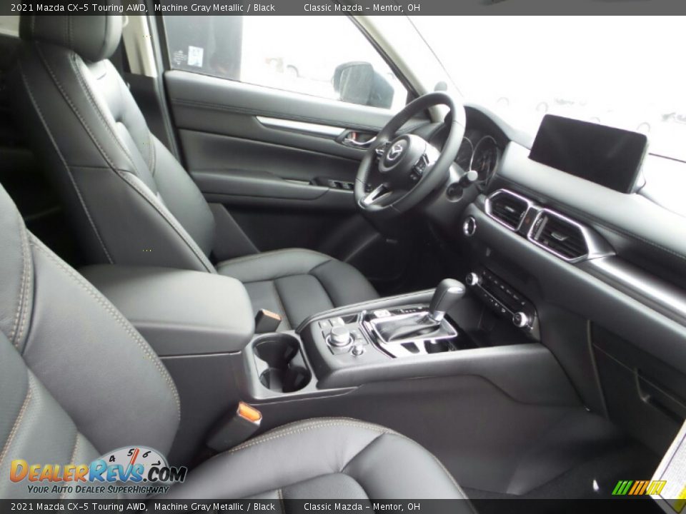 2021 Mazda CX-5 Touring AWD Machine Gray Metallic / Black Photo #6