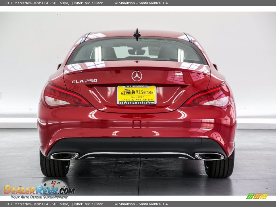 2018 Mercedes-Benz CLA 250 Coupe Jupiter Red / Black Photo #4