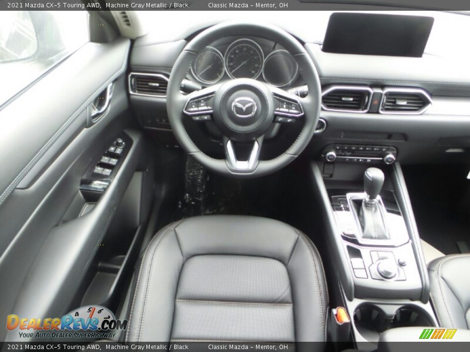 2021 Mazda CX-5 Touring AWD Machine Gray Metallic / Black Photo #8