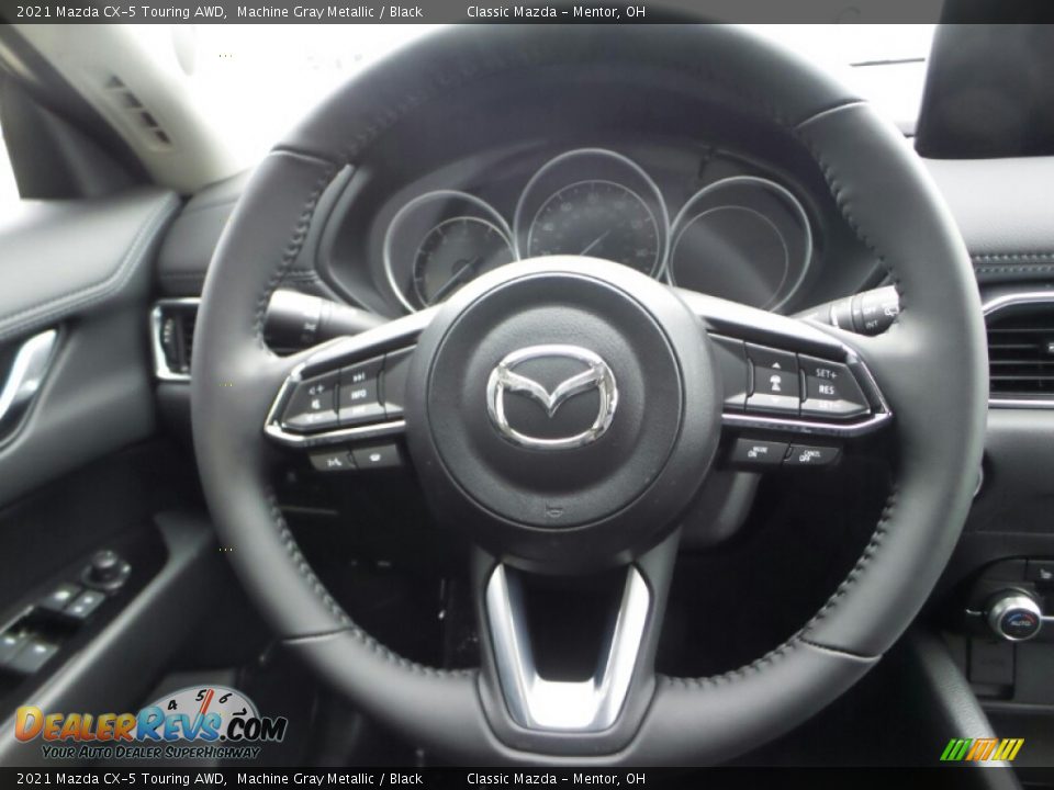 2021 Mazda CX-5 Touring AWD Machine Gray Metallic / Black Photo #9