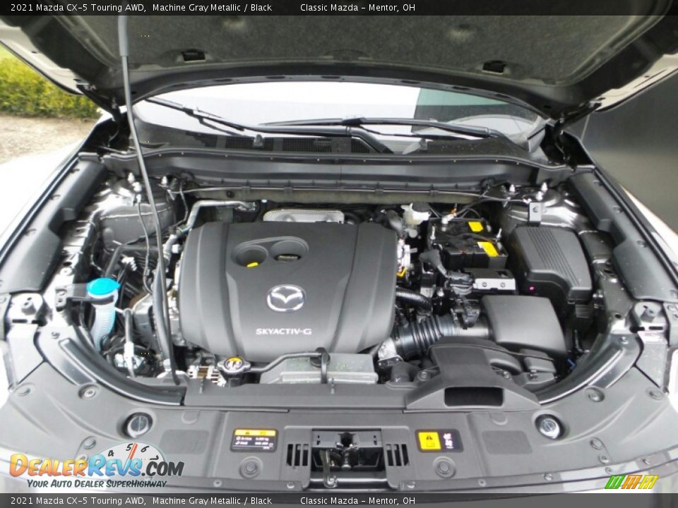 2021 Mazda CX-5 Touring AWD Machine Gray Metallic / Black Photo #10