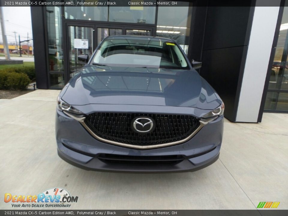 2021 Mazda CX-5 Carbon Edition AWD Polymetal Gray / Black Photo #2