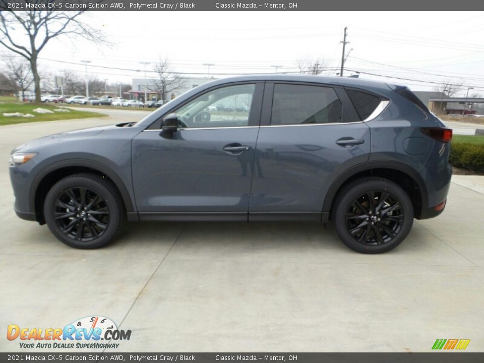 Polymetal Gray 2021 Mazda CX-5 Carbon Edition AWD Photo #3