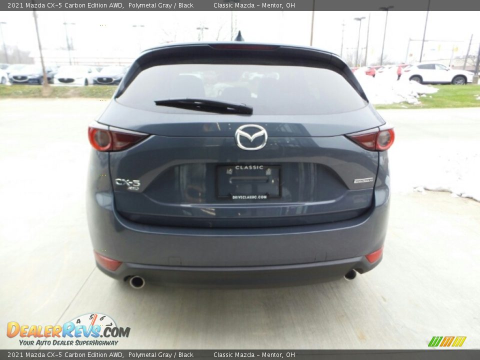 2021 Mazda CX-5 Carbon Edition AWD Polymetal Gray / Black Photo #4