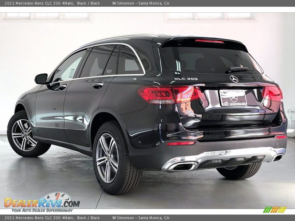 2021 Mercedes-Benz GLC 300 4Matic Black / Black Photo #2