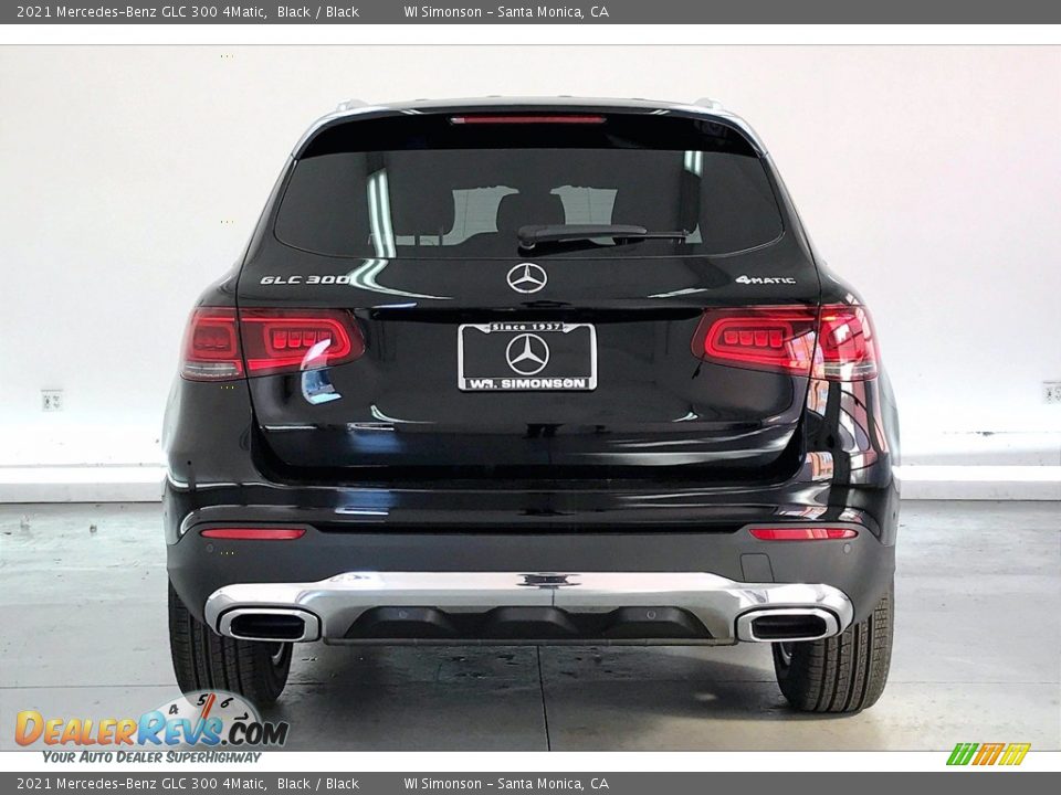 2021 Mercedes-Benz GLC 300 4Matic Black / Black Photo #3