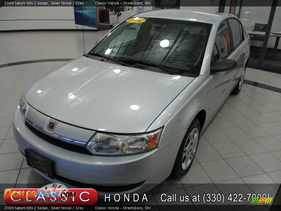 2004 Saturn ION 2 Sedan Silver Nickel / Grey Photo #1