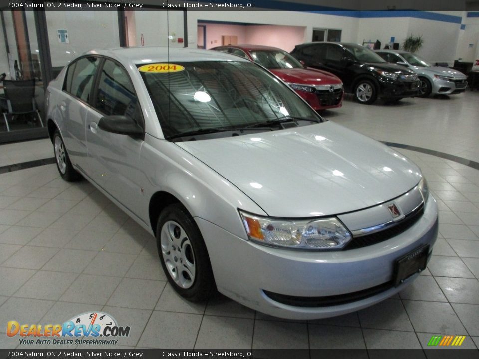 2004 Saturn ION 2 Sedan Silver Nickel / Grey Photo #3