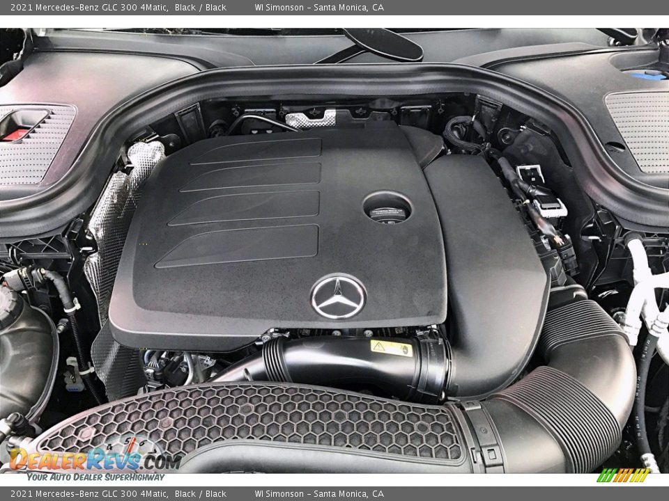 2021 Mercedes-Benz GLC 300 4Matic Black / Black Photo #8