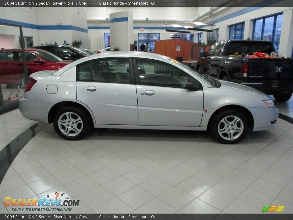 2004 Saturn ION 2 Sedan Silver Nickel / Grey Photo #4