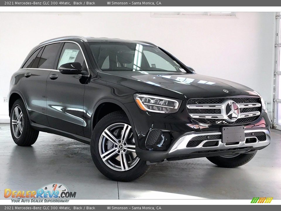 2021 Mercedes-Benz GLC 300 4Matic Black / Black Photo #12