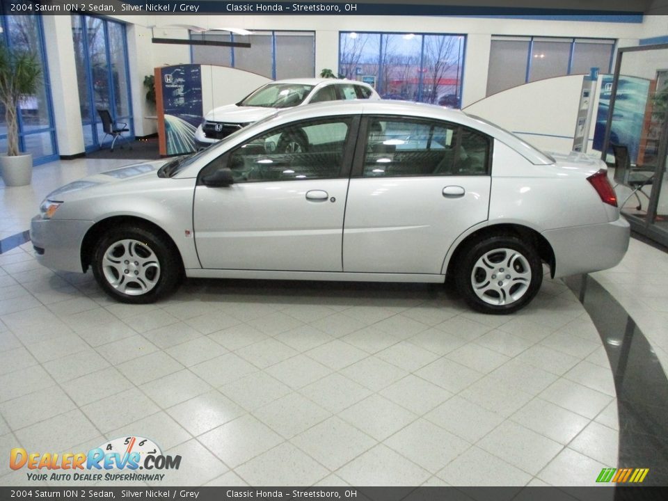 2004 Saturn ION 2 Sedan Silver Nickel / Grey Photo #9