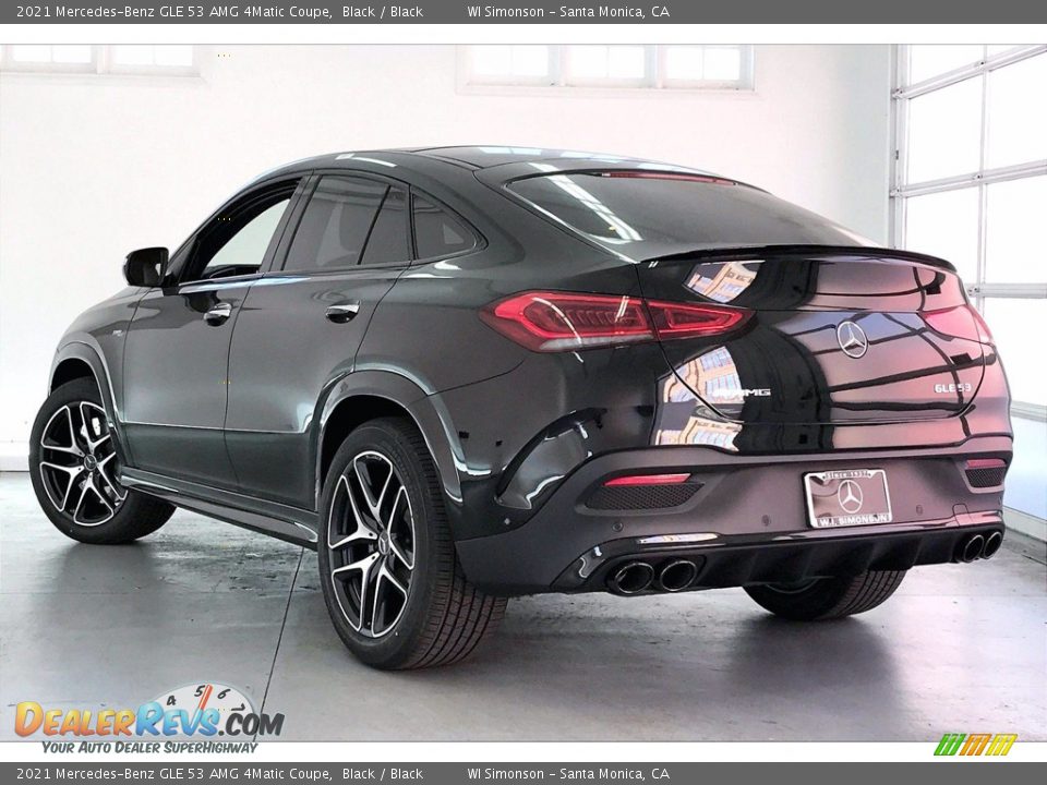 2021 Mercedes-Benz GLE 53 AMG 4Matic Coupe Black / Black Photo #2