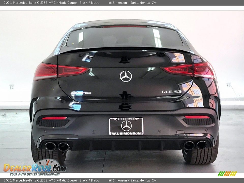 2021 Mercedes-Benz GLE 53 AMG 4Matic Coupe Black / Black Photo #3