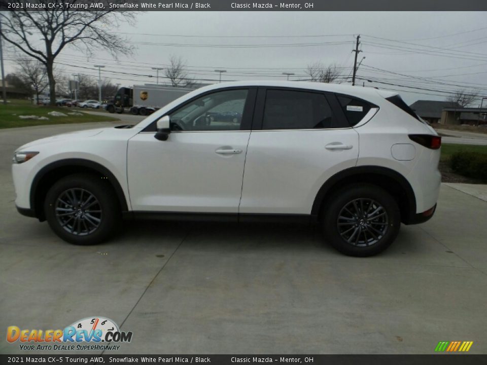 2021 Mazda CX-5 Touring AWD Snowflake White Pearl Mica / Black Photo #1