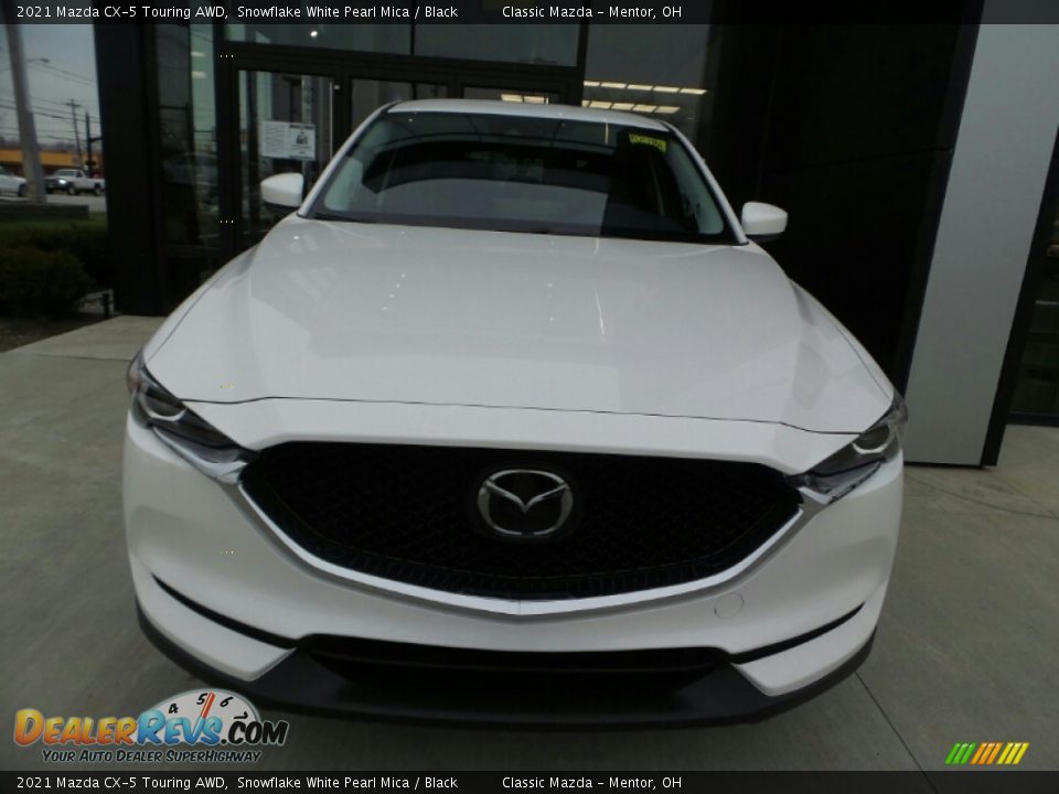 2021 Mazda CX-5 Touring AWD Snowflake White Pearl Mica / Black Photo #4