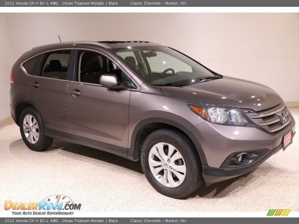 2012 Honda CR-V EX-L 4WD Urban Titanium Metallic / Black Photo #1