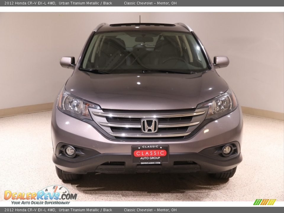 2012 Honda CR-V EX-L 4WD Urban Titanium Metallic / Black Photo #2