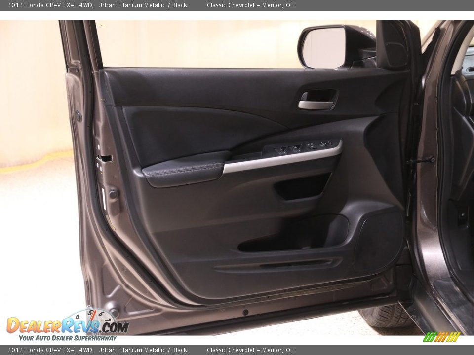 2012 Honda CR-V EX-L 4WD Urban Titanium Metallic / Black Photo #4