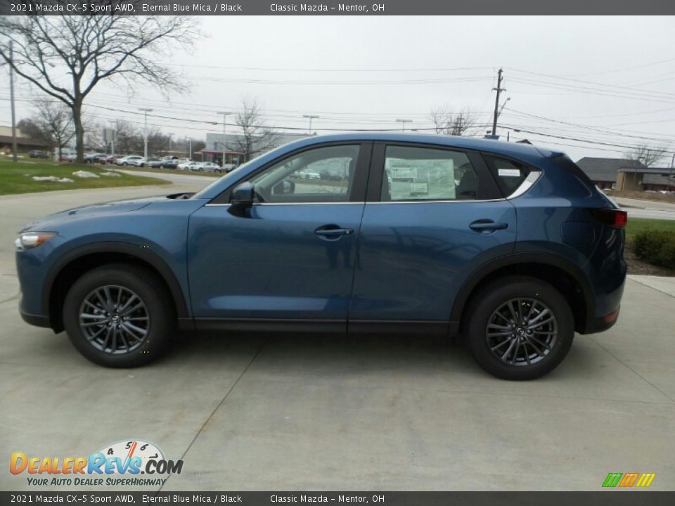 2021 Mazda CX-5 Sport AWD Eternal Blue Mica / Black Photo #1