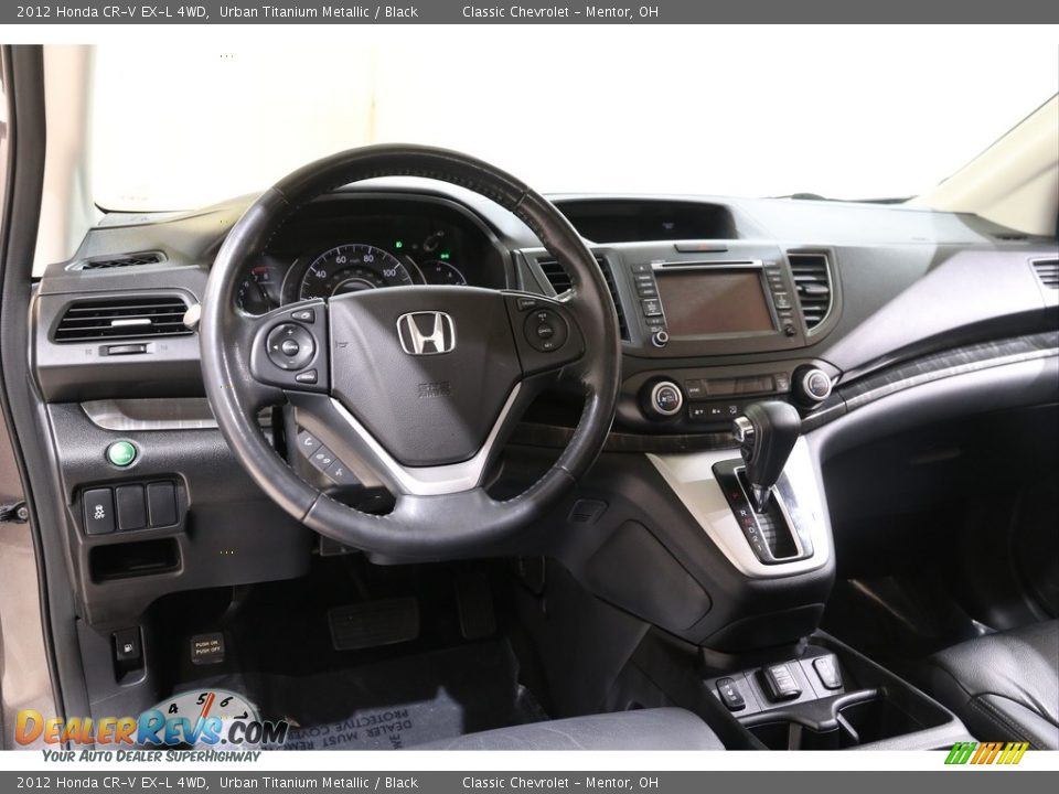 2012 Honda CR-V EX-L 4WD Urban Titanium Metallic / Black Photo #7