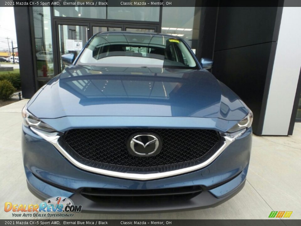 2021 Mazda CX-5 Sport AWD Eternal Blue Mica / Black Photo #4