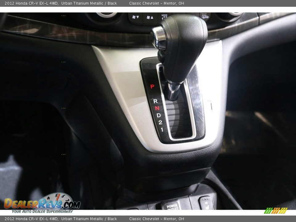 2012 Honda CR-V EX-L 4WD Urban Titanium Metallic / Black Photo #15