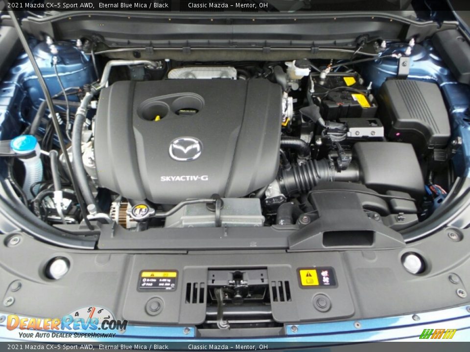 2021 Mazda CX-5 Sport AWD Eternal Blue Mica / Black Photo #10