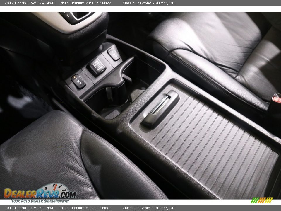 2012 Honda CR-V EX-L 4WD Urban Titanium Metallic / Black Photo #16