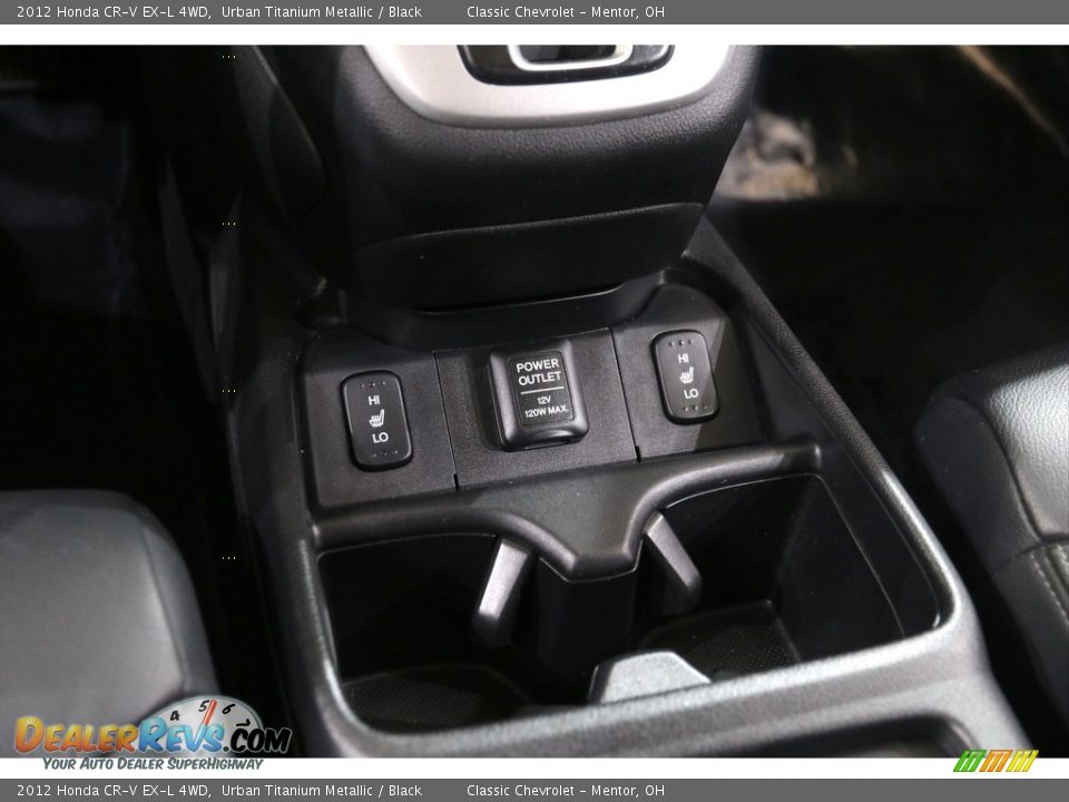 2012 Honda CR-V EX-L 4WD Urban Titanium Metallic / Black Photo #18