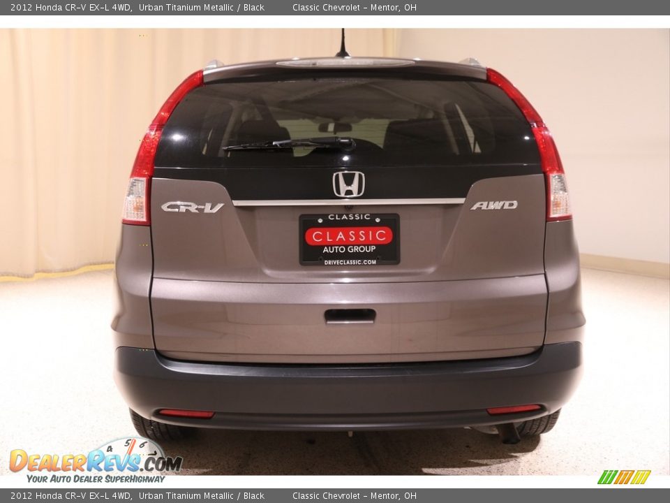 2012 Honda CR-V EX-L 4WD Urban Titanium Metallic / Black Photo #22