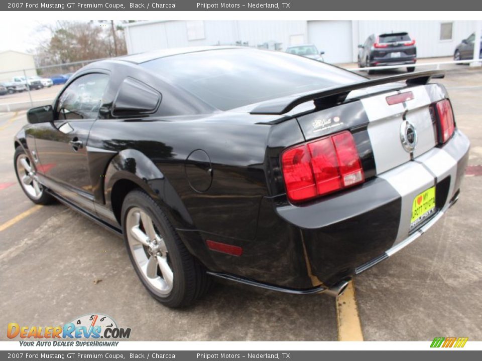 2007 Ford Mustang GT Premium Coupe Black / Charcoal Photo #6