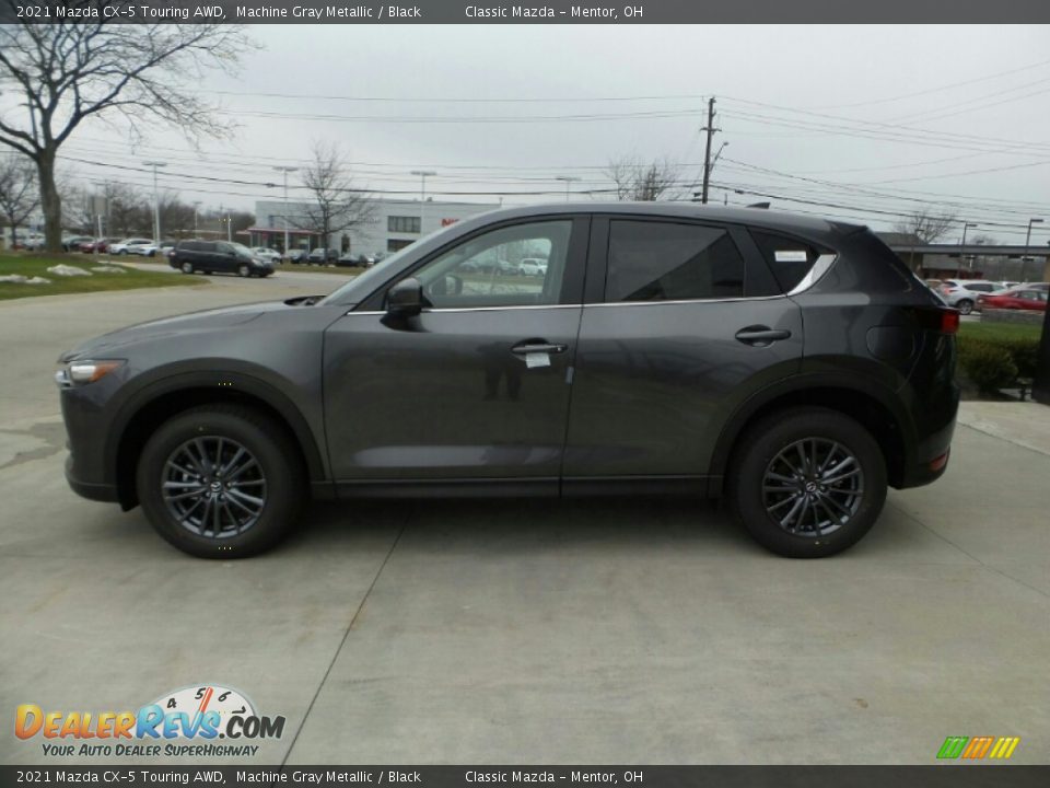 2021 Mazda CX-5 Touring AWD Machine Gray Metallic / Black Photo #1