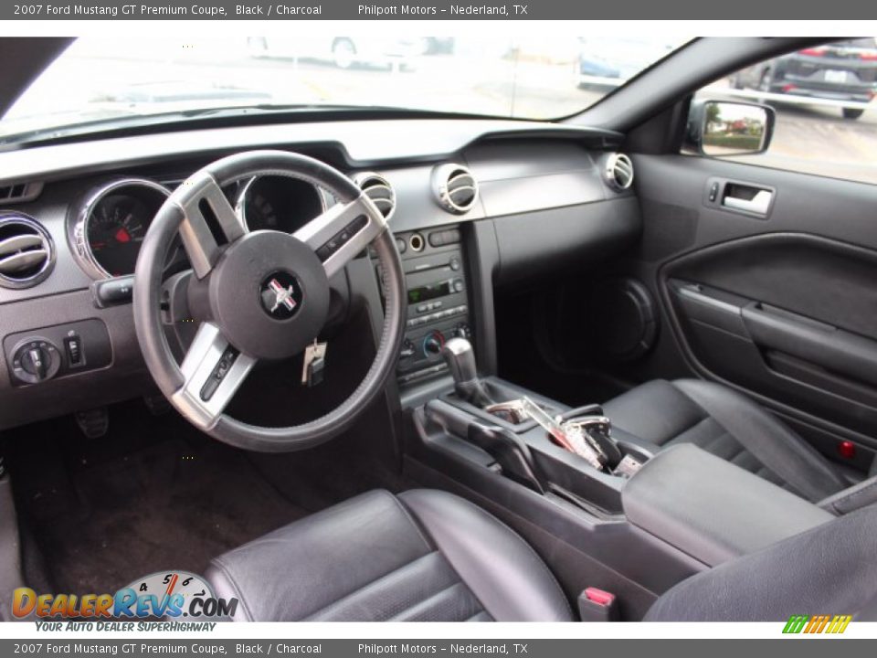 2007 Ford Mustang GT Premium Coupe Black / Charcoal Photo #15