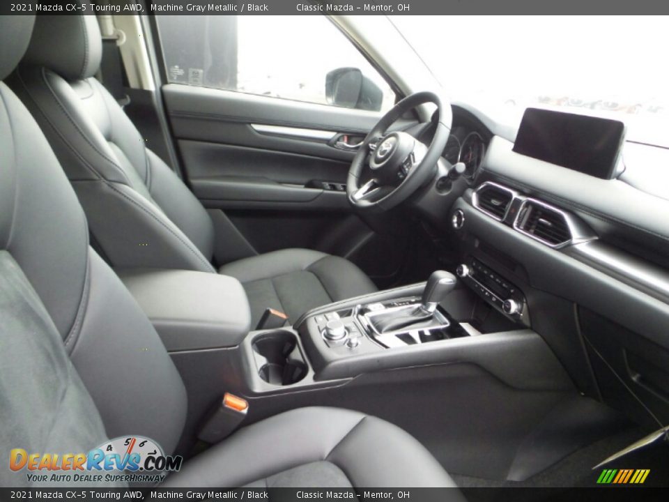 2021 Mazda CX-5 Touring AWD Machine Gray Metallic / Black Photo #6