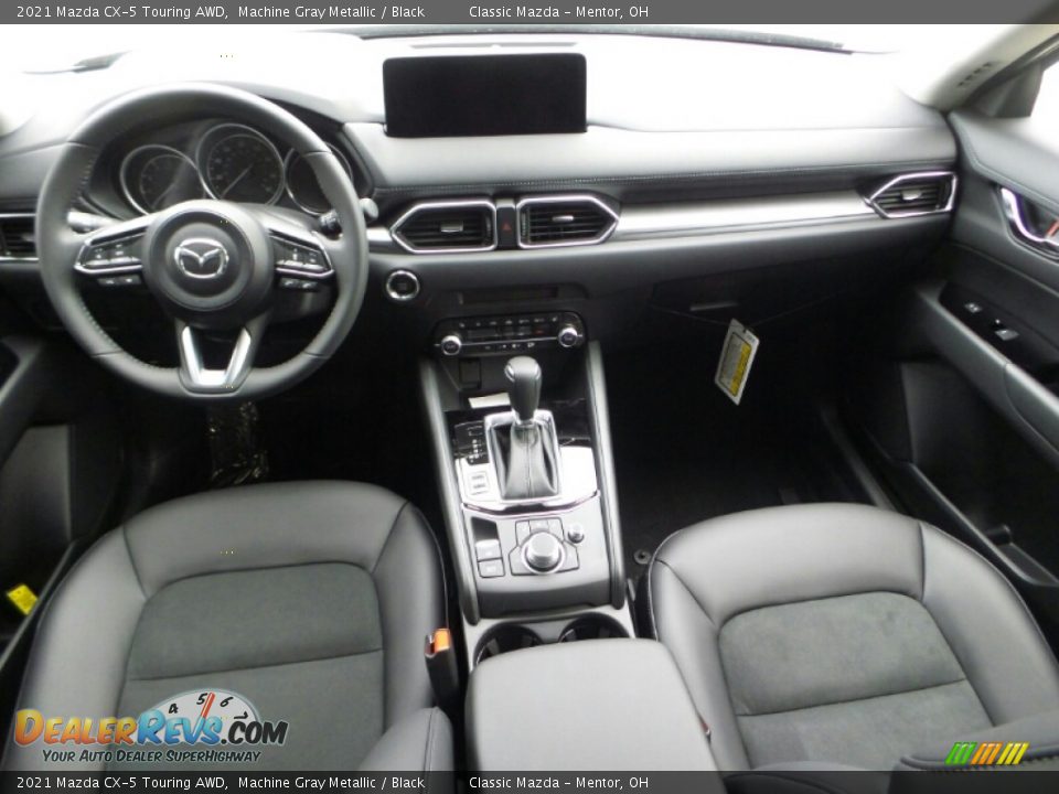 2021 Mazda CX-5 Touring AWD Machine Gray Metallic / Black Photo #7