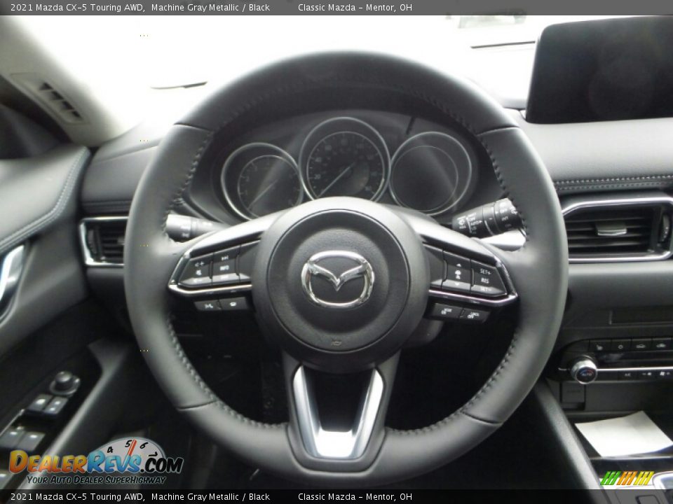 2021 Mazda CX-5 Touring AWD Machine Gray Metallic / Black Photo #9