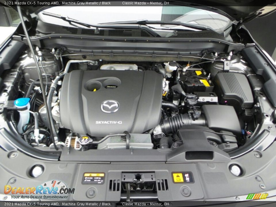 2021 Mazda CX-5 Touring AWD Machine Gray Metallic / Black Photo #10