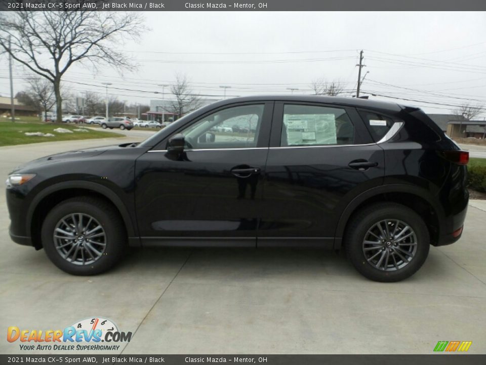 2021 Mazda CX-5 Sport AWD Jet Black Mica / Black Photo #1